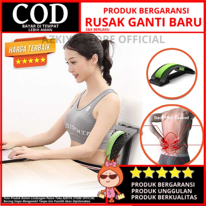 BACKCARE ALAT TERAPI PINGGANG PUNGGUNG BELAKANG & SYARAF KEJEPIT