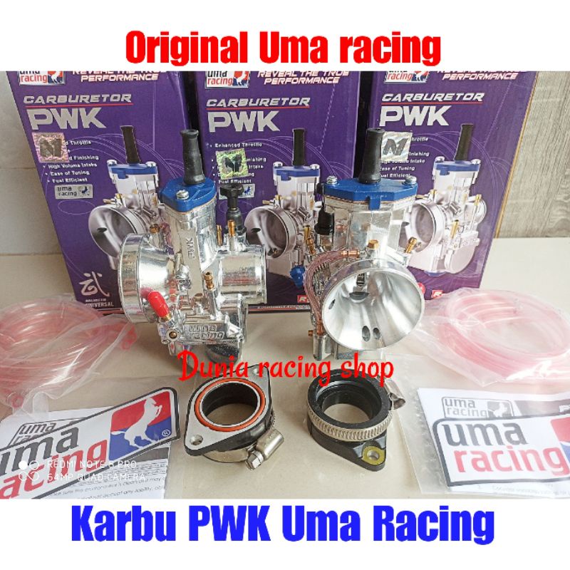 Jual Karbu Karburator Uma Racing PWK 28 30 32 dan PE 28 VR V2 asli ...