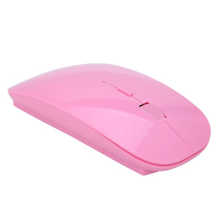 Optical Wireless Mouse Ultra Slim - Pink