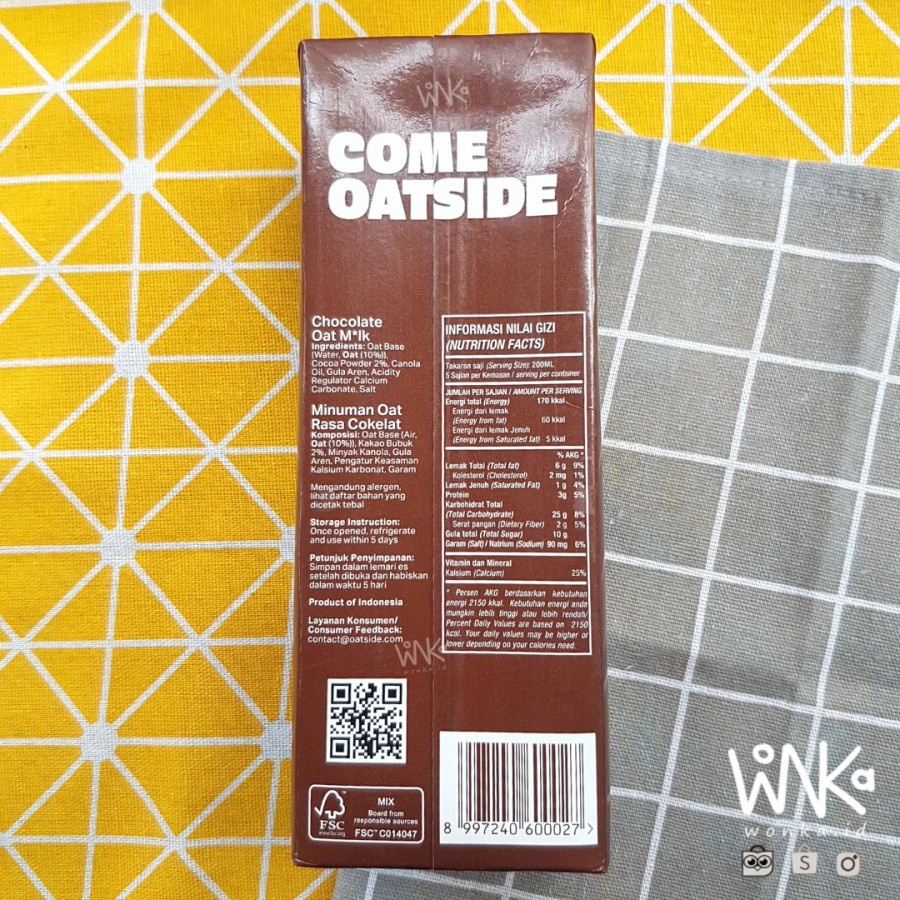 Oatside All Variant Rasa Oat Milk 1L - Susu Oat Gandum