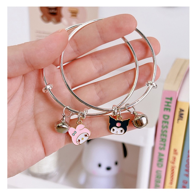 Gelang Giok Desain Kartun Sanrio Hello Kitty Melody Untuk Wanita