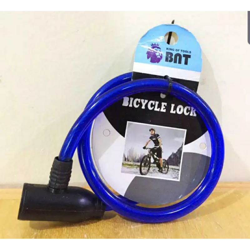 Kunci Gembok Sepeda / Bicycle Cable Safety Lock Berkualitas