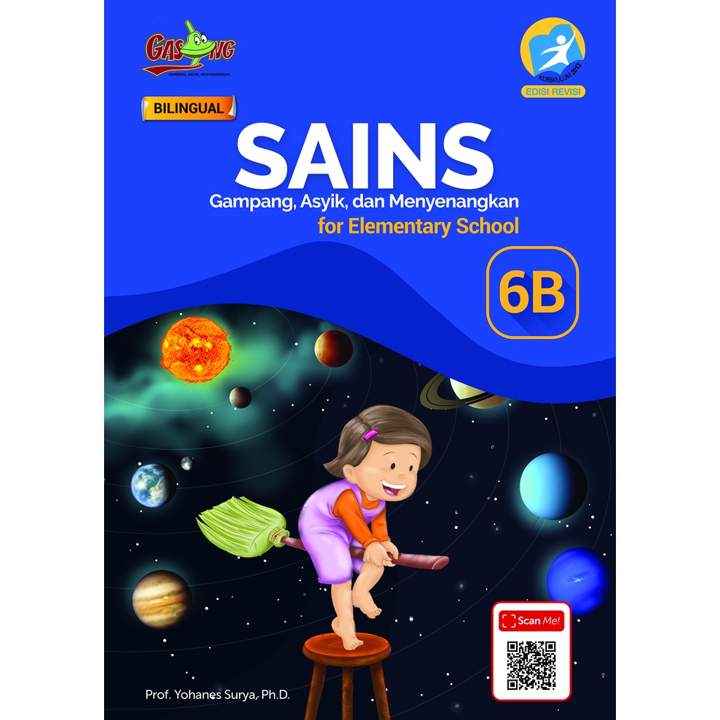 Jual Buku Ipa Sains Gasing Sd K13 Kelas 6b Bilingual Prof Yohanes Suryaphd Indonesia 1071