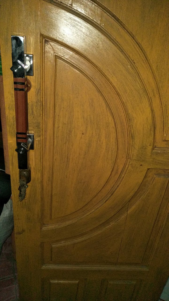 Handle Pintu Rumah Ktk Spb Tg Panjang 33 Cm Coklat Kombinasi Tarikan Pintu Gagang Pintu Kunci Pintu