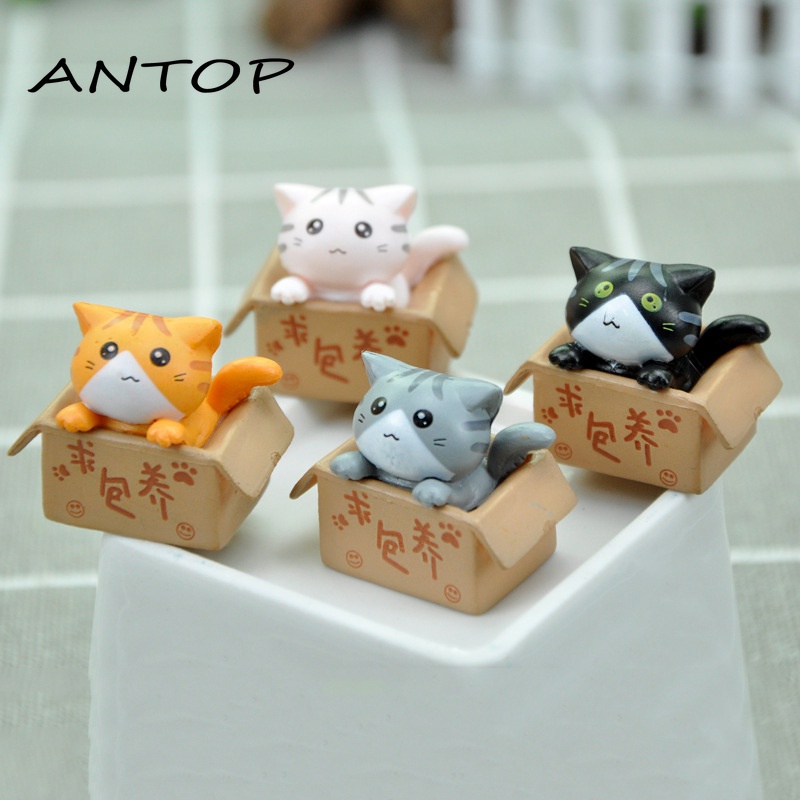 Miniatur Kucing Dalam Kotak Untuk Dekorasi Pernikahan