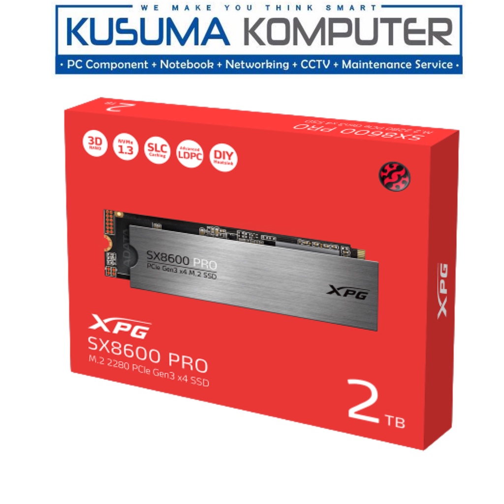 Adata XPG SX8600 PRO 2TB PCIe Gen3 x4 M.2 2280