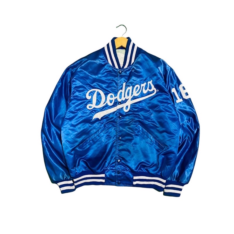 jaket varsity second mlb dodgers original vintage