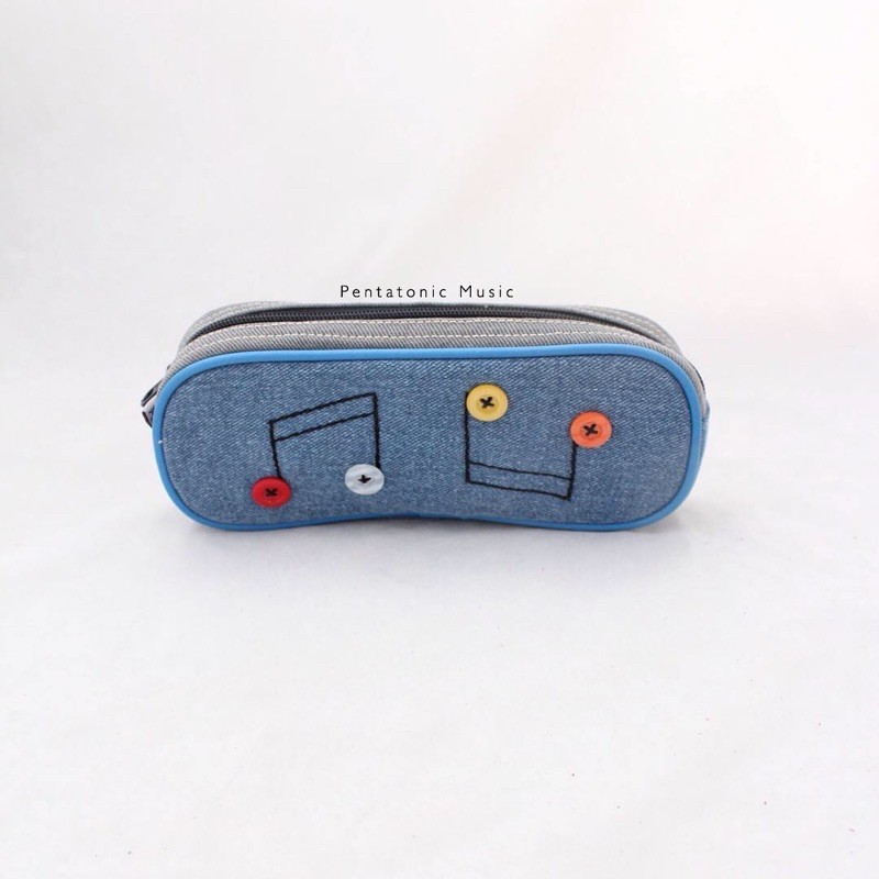 

Tempat Pensil Musik Denim / Music pencil case / Tempat Alat Tulis Unik