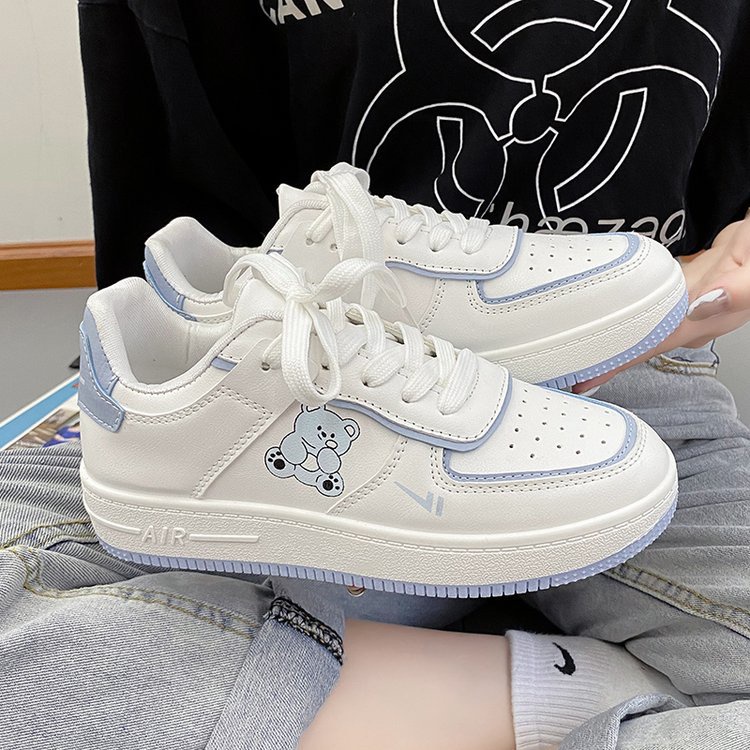 TBIG [COD] Sepatu Sekolah Sneakers Import Shoes AIRBEAR Fashion Wanita Sepatu Korea Style Sekolah Kuliah