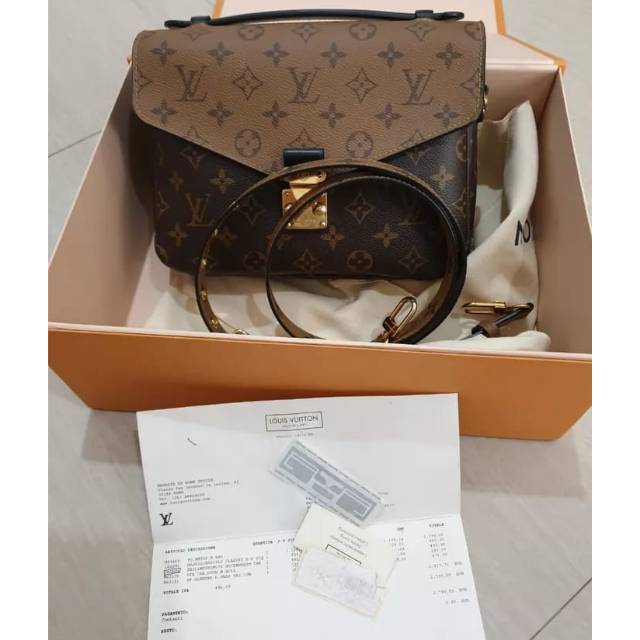 LV MELTIS REVERSED BAG 2017 COMPLETE SET AUTHENTIC SECOND