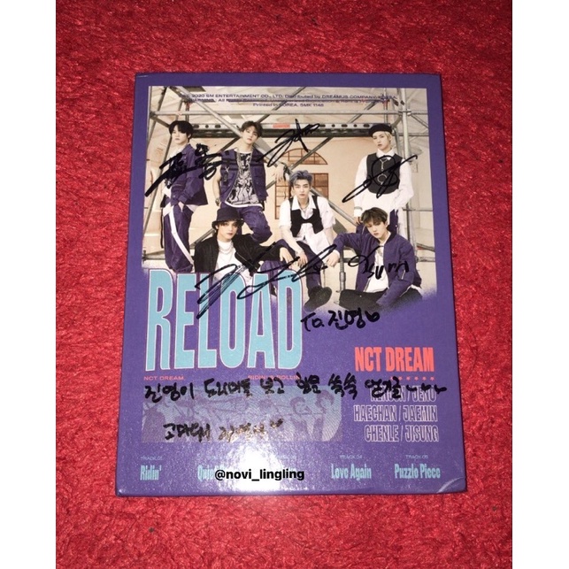 NCT Dream Signed Album Reload - Rollin ver.