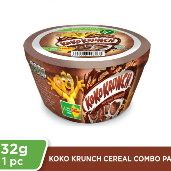 

CUP KOKO KRUNCH CEREAL COMBO pack Mangkuk 2in1 DANCOW termurah terbaik
