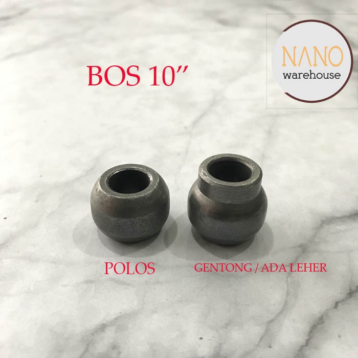 BOSHING BOS KIPAS ANGIN MESIN CUCI BULAT 10 MM POLOS Gentong Guci