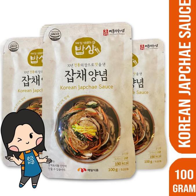 

Buruan Serbu] Maeli Korean Japchae Sauce 100 Gr | Saus Bumbu Bihun Korea