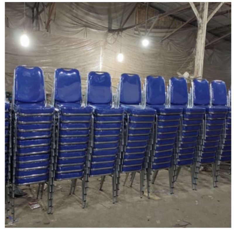 Jual KURSI SUSUN/KURSI TUMPUK/KURSI PESTA/KURSI MODEL FUTURA | Shopee