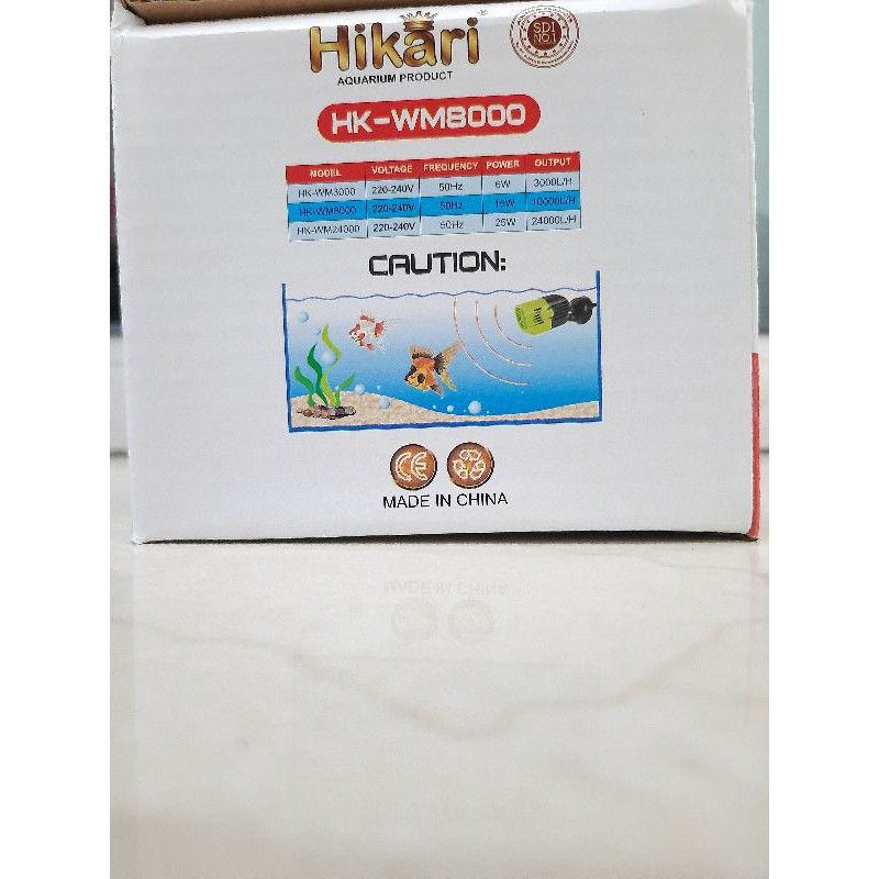 Mesin arus ombak wave maker HIKARI HK WM 8000