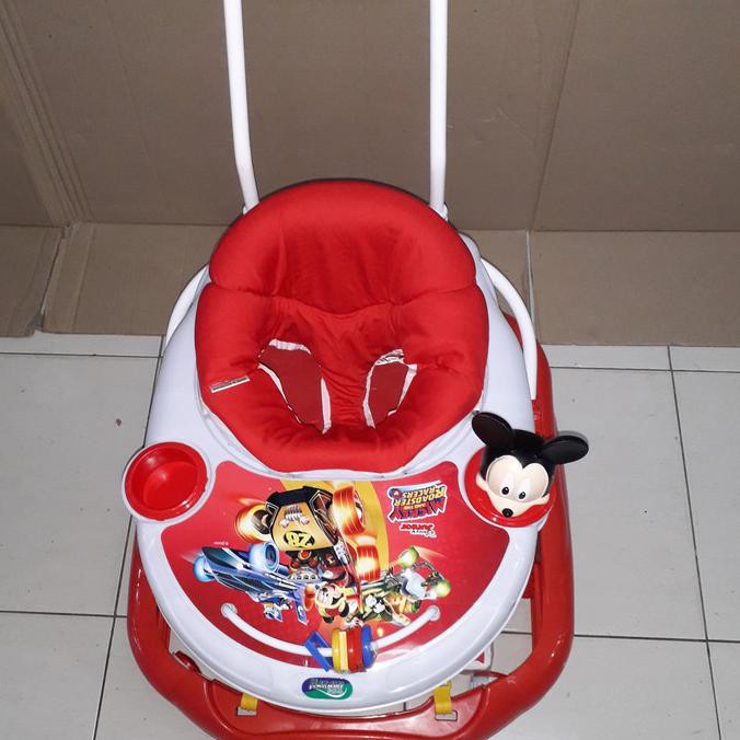 Baby Walker Nakami 1122 Musik Mickey Red . Hokiku . Family .Royal