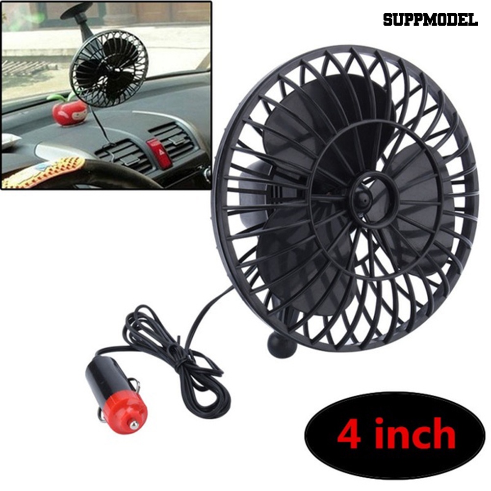 Kipas Angin Mini Elektrikal 12V Sunyi Dengan Suction Cup Untuk Mobil Truk