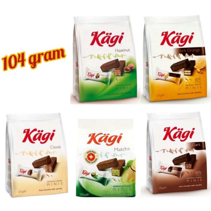 

KAGI MATCHA MINI SWISS CHOCOLATE WAFER 125Gr