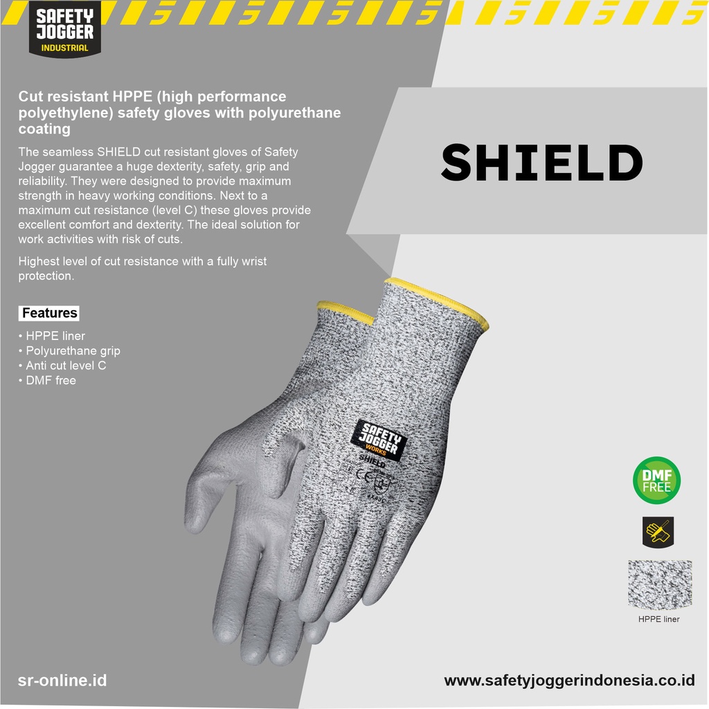 Sarung Tangan Safety Jogger Anti Cut SHIELD