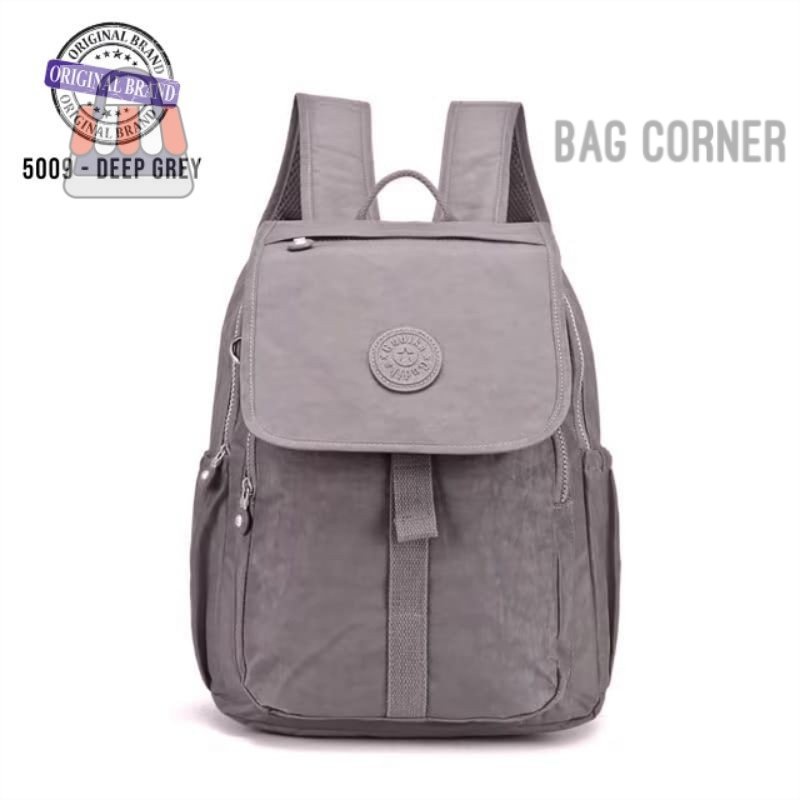 BagCorner - GUDIKA Bag 5009 - Tas Ransel Laptop Wanita Kekinian Import Original Terbaru Bahan Nilon 
