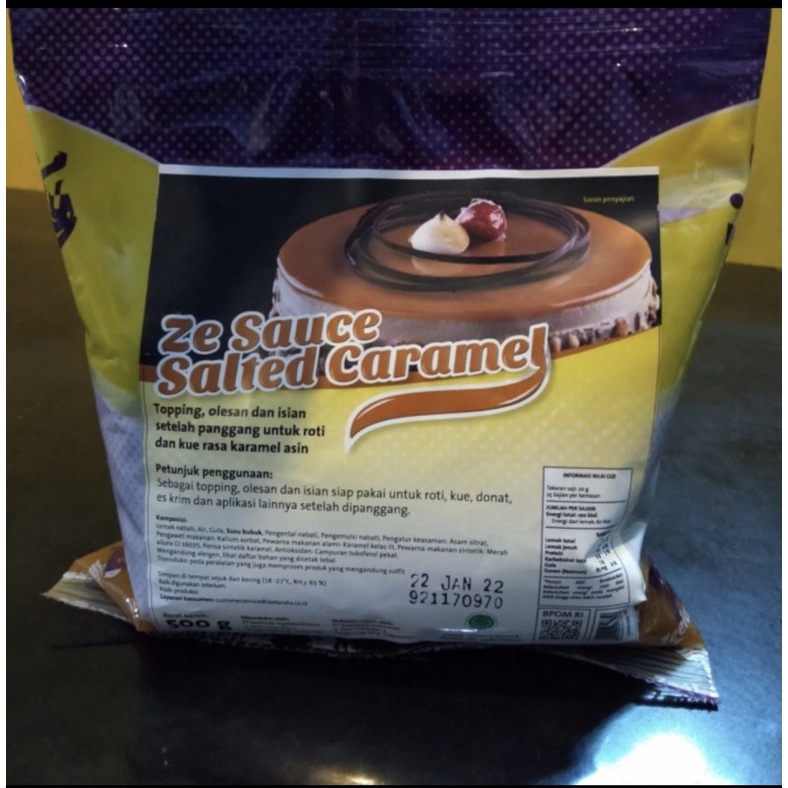 

ze sauce salted caramel 500gr
