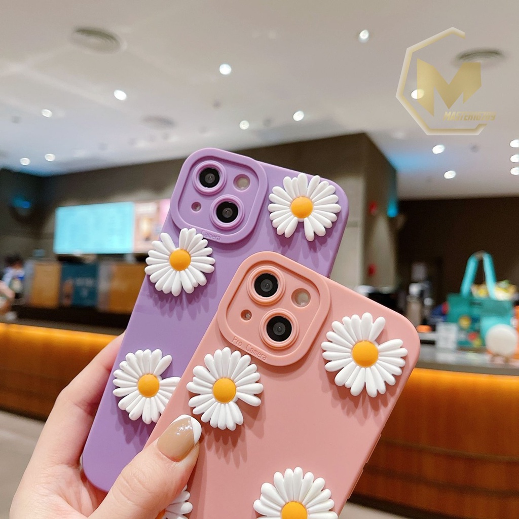 SOFTCASE PROCAMERA BUNGA DAISY OPPO A1K C2 A15 A15S A16 A9 A5 2020 A39 A57 A52 A92 MA3413