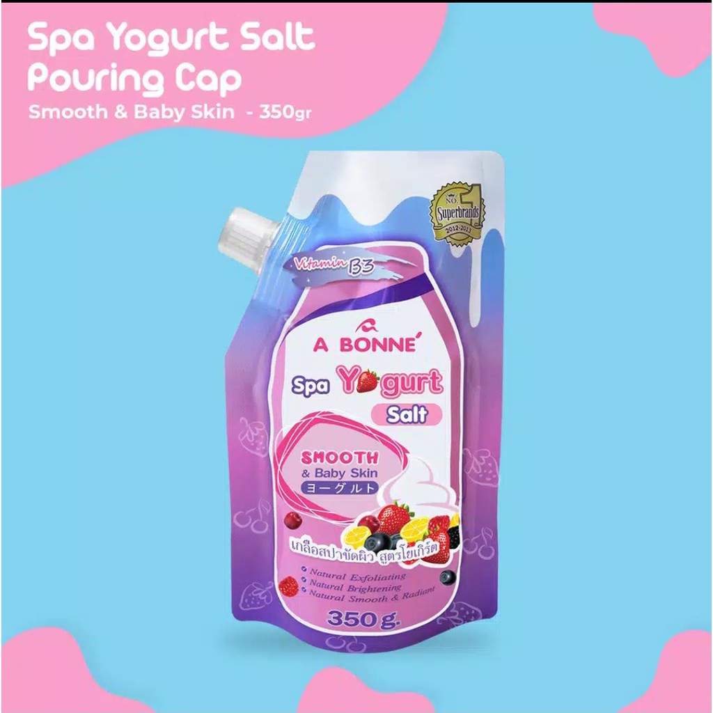 A Bonne Spa Milk Salt / Spa Yogurt Salt 350gr - exp 2025