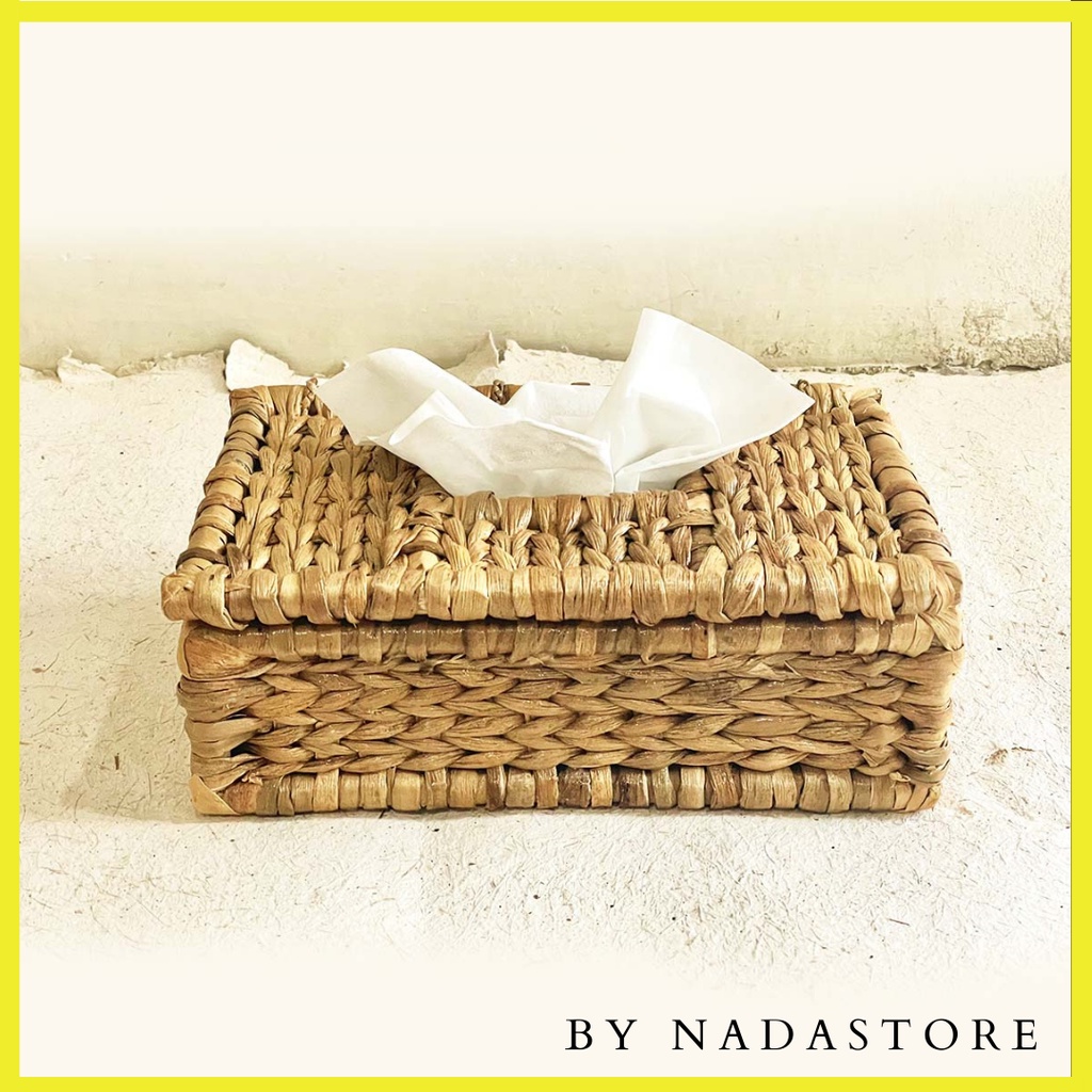 Tissue Box / Tisu Box / Tempat Tissue woven water hyacinth