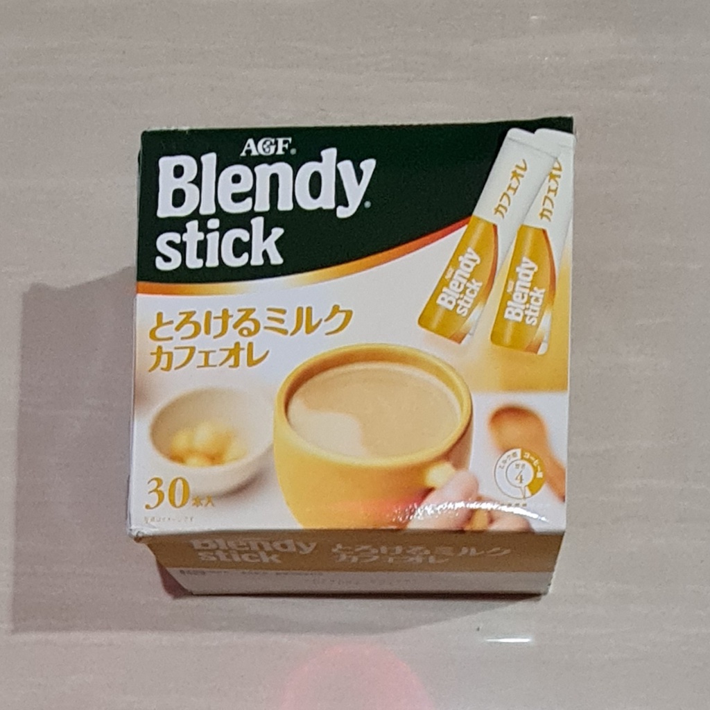 AGF Blendy Stick Cafe Au Lait Melting Milk 27 x 10 Gram