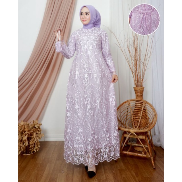 GAMIS PESTA PREMIUM | GAMIS TILE MIRANDA | GAMIS TILE | GAMIS | GAMIS PESTA | GAMIS KONDANGAN | GAMIS KEBAYA | DRESS | DRESS PESTA MEWAH | GAMIS BRUKAT