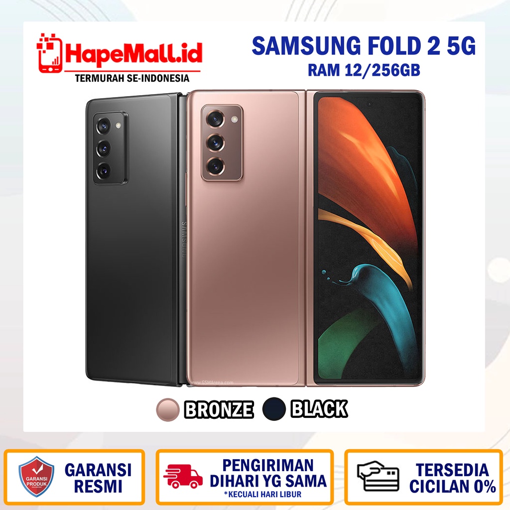 SAMSUNG GALAXY FOLD 2 RAM 12/256GB 5G GARANSI RESMI SEIN TERMURAH