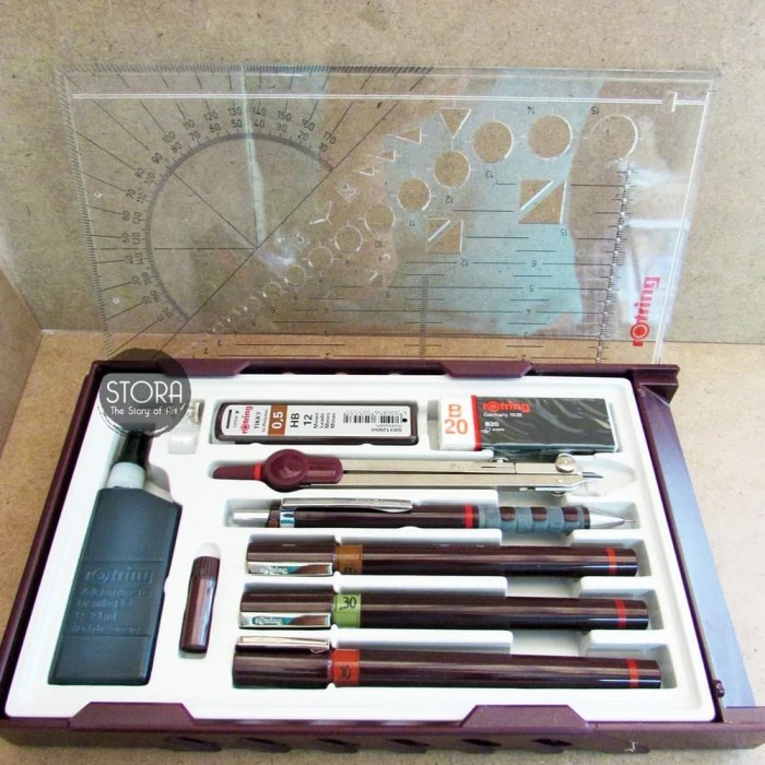 

(TERLARIS) ROTRING RAPIDO SET 0.1/0.3/0.5 BOX