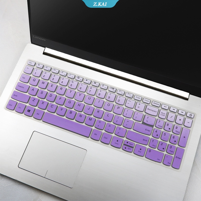 Skin Silikon Pelindung Keyboard Laptop Lenovo IdeaPad320 C 330 C V330 15.6 &quot;Tahan Air Dan Debu (ZK)