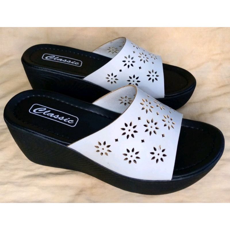 Sandal Wanita Kekinian 2023 sandal wedges/Sandal Wanita LASER