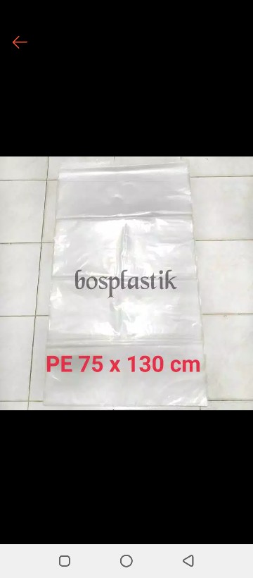 Kantong Plastik Bening Besar 75 X 130 / Pe 75x130 08 Tebal (1kg)