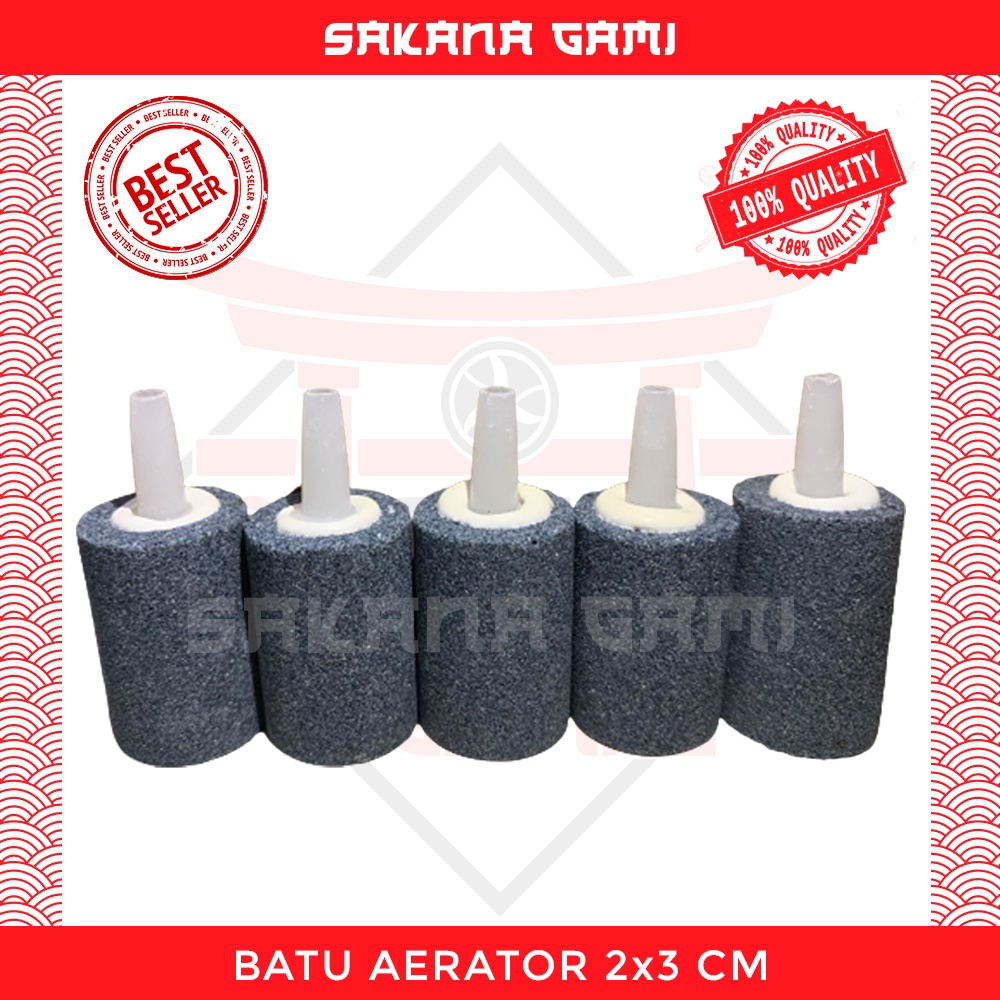 Batu Aerator 2 X 3 CM / Batu Aerator Besar Aerasi / Batu Gelembung Udara