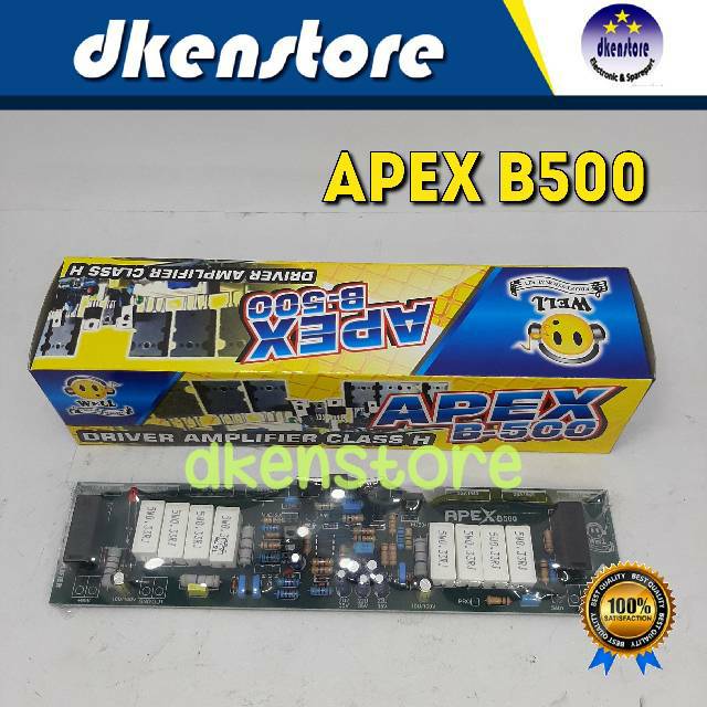 Kit power Apex B500 driver class H produk well amplifier B 500