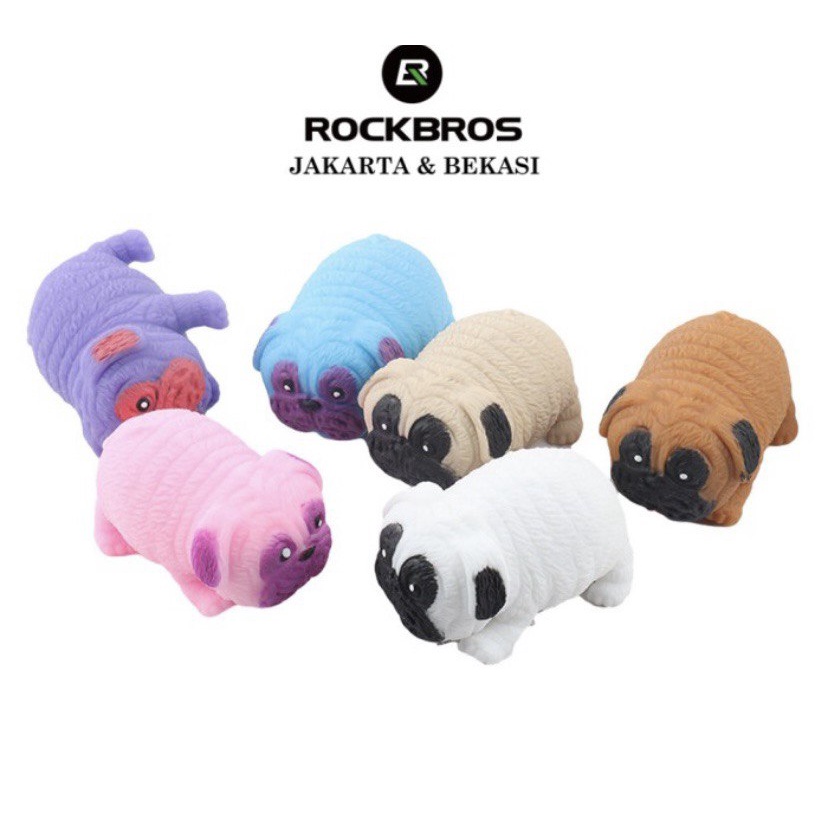 Squishy Anjing Dog Pug Bulldog Corgi Corgy Mainan Anak Vent Animal New Viral Fidget Toys Sensory Stress Relieve Binatang Pop It