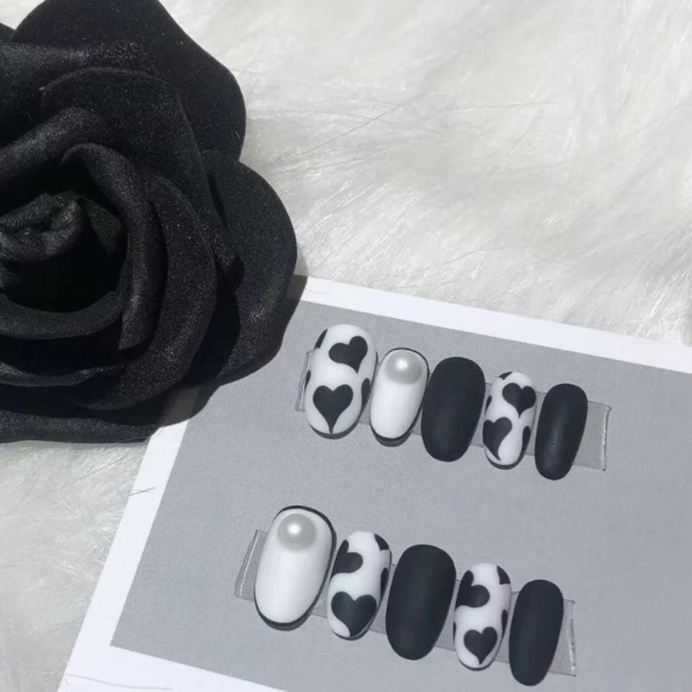 AUGUSTINA Stiker Kuku Ukiran Agustina 5D 1PC Ultra Tipis Tidak Luntur Decals Wine Red Heart Nail Sticker