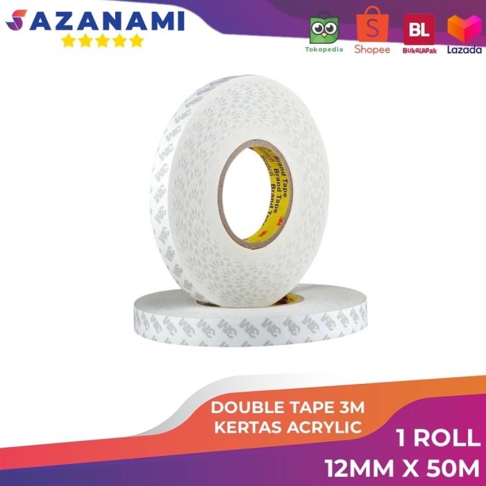 

Sale!!! Double Tape Kertas 3M 12Mm X 50Meter Terbatas