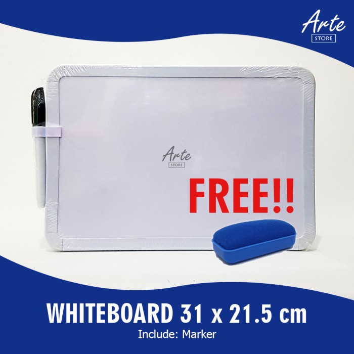 

Papan Tulis Kecil - Whiteboard Mini - 31 x 21 cm promo