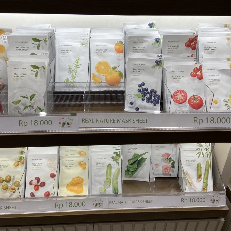 [BPOM] Nature Republic Real Nature Sheet Mask