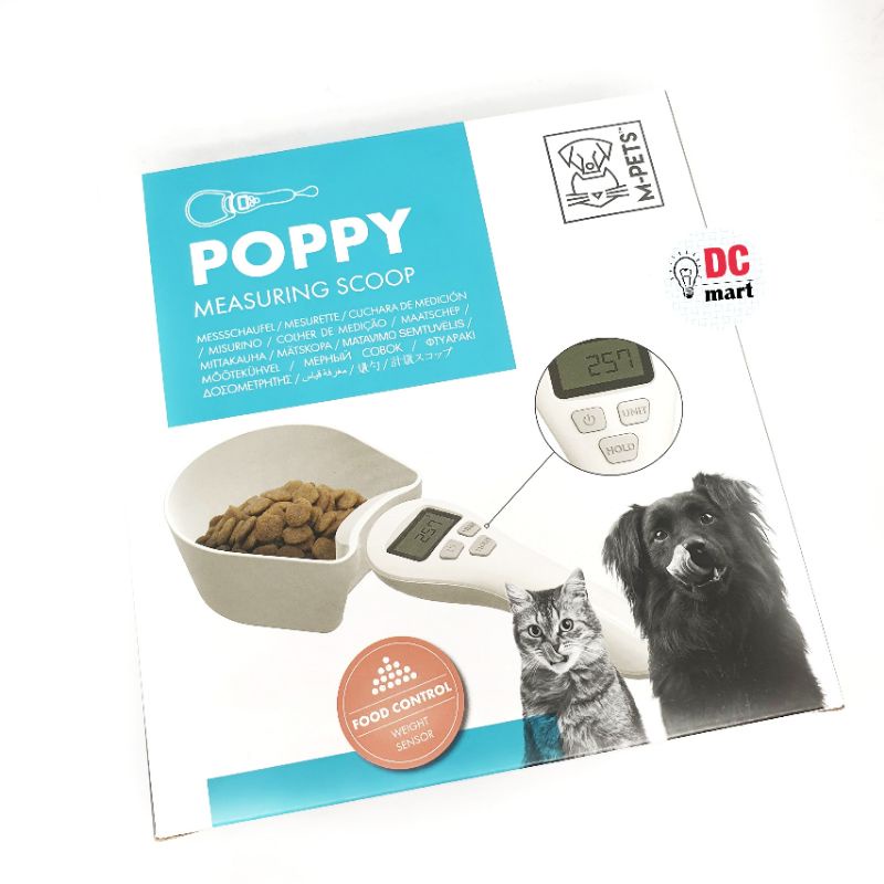 M-Pets Poppy Measuring Scoop / Sendok Pengukur Makanan Anjing Kucing