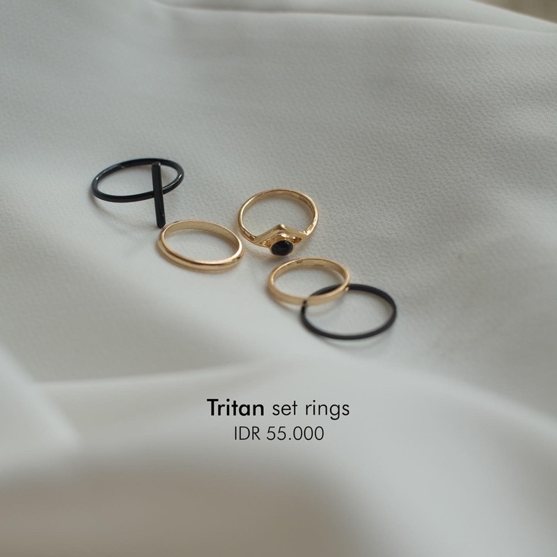 Tritan set rings