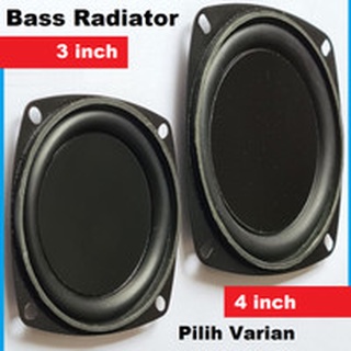 PASSIVE RADIATOR DIY 4 inch Speaker Pasif Rakitan Subwoofer Sub Woofer Low Bass BOOM BOX