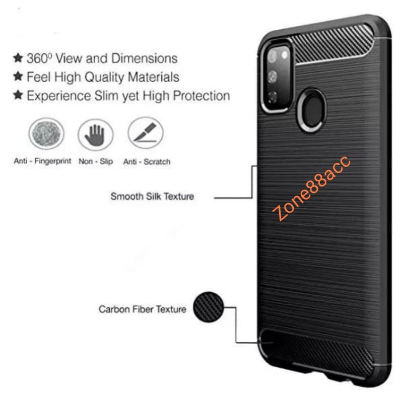 Silicon Case SAMSUNG S20 S11E Softcase iPAKY Carbon Casing Cover TPU