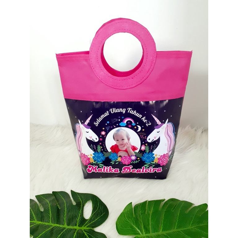 Tas Ulang Tahun Pegangan Bulat Custom-2