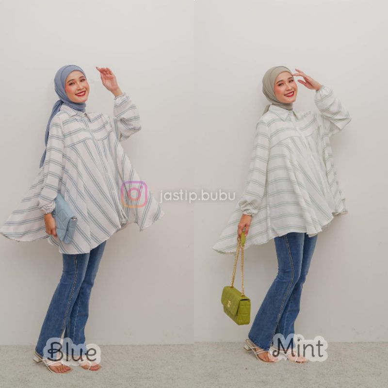 Zula Blouse Blue by Iymelsayshijab ISH