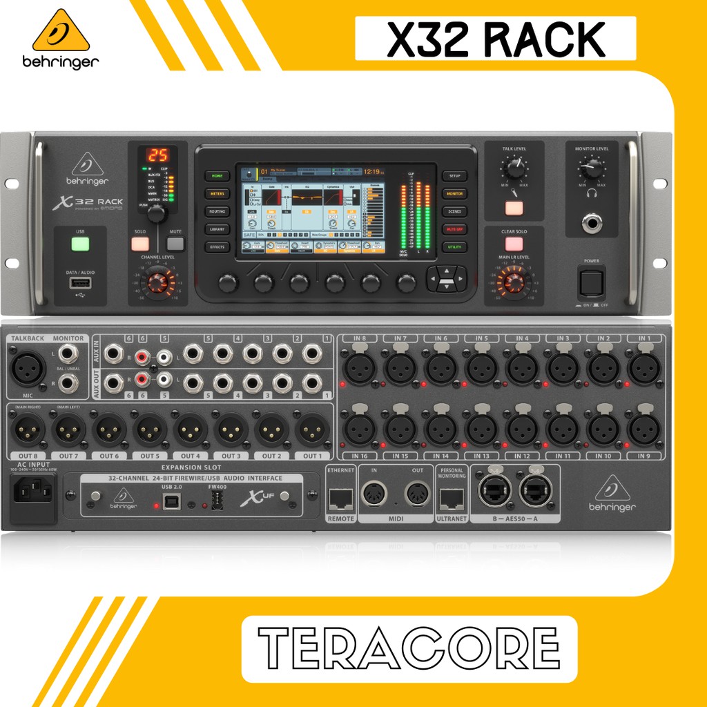 Behringer X 32 X 32 X32 Rack Digital Mixer Rackmount 16 Channel 8 Out